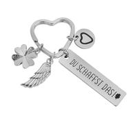 Porte-clés en forme de cœur avec gravure personnalisée | Cadeau pour permis de conduire, anniversaire, Noël | Pour femmes, petite amie, maman, fille | Porte-clés de voiture élégant et durable