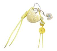 Porte-clés en forme de cœur, décorations de à main, breloque élégante pour à, Texture en peluche pour ceux qui aiment la gentillesse, accessoires de