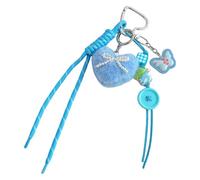 Porte-clés en forme de cœur, décorations de à main, breloque élégante pour à, Texture en peluche pour ceux qui aiment la gentillesse, accessoires de