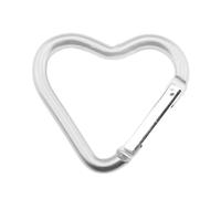 Porte-clés en forme de cœur | Joli porte-clés en forme de cœur - Petit mousqueton, mousqueton multifonction pour la marche, le camping, la randonnée, les voyages en plein air