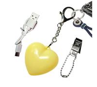 Porte-clés en forme de cœur - lumière | Porte-clés rechargeable de 2,09 pouces, lampe à capteur tactile, veilleuse douce pour adolescents décor pour la famille, les, les sacs, les clés