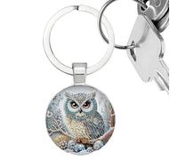 Porte-clés en Forme de - Élégant Porte-clés pour Voiture ou Sac à Main, Le Design élégant en Forme d'animal symbolise la Sagesse et, Le Support Compact et léger maintient Les clés Or