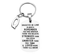 Porte-clés en forme de fleur avec 26 décorations « Never Christmas Letters Forget » - I You To My Love - Pour femme, Q, taille unique