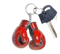 Porte-clés en Forme de Gants de Boxe 2D en Forme de Gants de Boxe | Décoration créative pour Sac à Dos, pour la Famille et Les Amis