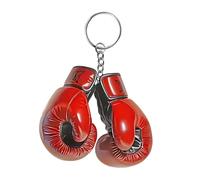 Porte-clés en forme de gants de boxe - Porte-monnaie - Porte-clés de boxe rouge - Porte-clés de boxe portable - Décoration créative pour sac d'école, sac à dos, aut, Attributs individuels, Siehe