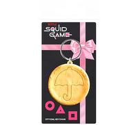 Porte-clés en forme de jeu de calmar 3D, fermeture éclair ou sac à dos (motif nid d'abeille) - Produit officiel