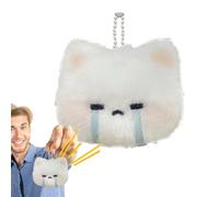 Porte-clés en Forme de Lapin en Peluche | Décoration Qui Produit un Grincement pour les Sacs à Main et à Dos - Porte-Clés Charme et Pendentif Lapin pour Pochette,pour Femmes, Filles et , pour Sac à Ma