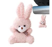 Porte-clés en forme de lapin en peluche, porte-clés en forme de petit animal, porte-clés en peluche de lapin artificiel de Pâques, pendentif de voiture pour M