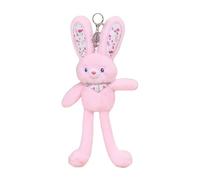 porte-clés en forme de lapin - équipement décoratif pour sac à dos, portrait visuel de voyage de banlieue, doux et réconfortant, qualité à des fins pratiques, jouet avec violette