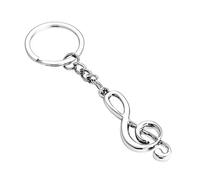 Porte-clés en forme de note de musique - Joli porte-clés pour Noël, Saint-Valentin, cadeau adorable de qualité et durable, taille M, autres pierres précieuses, conforme à l'image., M