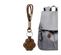 Porte-clés en forme de patte - Souvenir d'animal domestique, 1 breloque commémorative rechargeable pour le rangement, médaillon animal avec fenêtre transparente, bijoux, pendentif souvenir pour