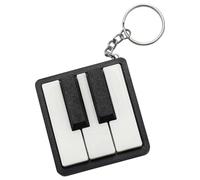 Porte-clés en forme de piano avec boutons interactifs pour sacs | Porte-clés musical créatif pour amis et famille, notes jouables, ton clair, accessoire portable et amusant, tous
