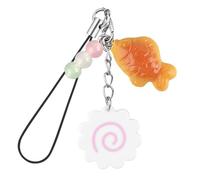 Porte-clés en forme de poisson mignon pour sac à main, planche de poisson, porte-clés perlé, porte-clés pour femme, breloque de téléphone portable, porte-clés pour femme, décoration de téléphone
