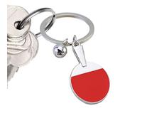 Porte-clés en forme de raquette de tennis de table | Avec porte-clés pour sac à dos, porte-clés et porte-clés, breloque pour joueur de sport, accessoire de sac à dos, multicolore, B