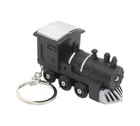 Porte-clés en forme de train avec lumière LED sonore - Porte-clés décoratif à suspendre pour lampe LED arrière - Porte-clés avec breloque de sac sonore - Chaînes de voiture