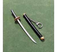 Porte-clés en forme d'épée de zoro de 15 cm - Pour homme - Avec boucle - Porte-outils - Katana Sabre