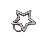 Porte-clés en forme d'étoile - En acier inoxydable - Porte-clé