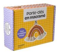 Porte-clés en macramé: Coffret - Tout le matériel inclus