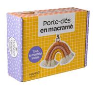 Porte-clés en macramé Coffret - Tout le matériel inclus - Caroline Bayol-Lavoux - Mango - Coffret - Jeux livres objets