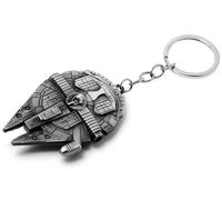 Porte-clés en métal avec anneau pour fans de la saga Star Wars, M