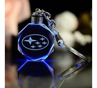 Porte-Clés En Métal Avec Boucle Pour Homme,Badge De Style De Voiture Subaru,Ajouts Créatifs,Cadeau D'affaires,Pendentif,Chaîne Continent,Accessoires Automobiles - Type No Battery