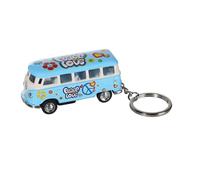 Porte-clés en métal 'Combi VW T1 Bus 1962 Peace & Love' - OUT OF THE BLUE - Bleu - Accessoire - Adulte - Mixte