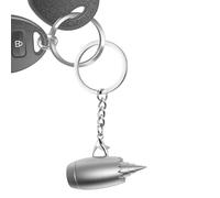 Porte-clés en métal en forme de moteur d'avion - Accessoire pour les amateurs d'aviation - Breloque détaillée pour les amateurs d'aviation, les pilotes, les capitaines, les amateurs d'avions