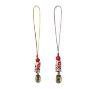 Porte-clés en métal, Porte-clés Koi rouge porte-bonheur, dessin animé japonais mignon, breloques de téléphone, pendentif sac voiture, porte-clés prière, cadeaux Couple(Key15352ysk1)