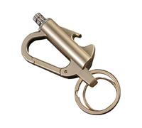 Porte-clés en métal robuste avec allumettes d'urgence intégrées pour les aventures en plein air (B, taille unique)