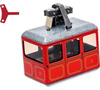 Porte-clés en métal rouge 10x7,5cm en boîte Kovap