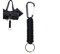 Porte-clés en paracorde, Porte-clés en Corde - Porte-clés tressé en paracorde - Porte-clés d'extérieur avec, Cordons élastiques pour Hommes et Femmes