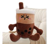 Porte-Clés en Peluche - 4,72 Pouces, Ornement Tasse Bubble Tea Doux et Mignon, Rempli de Peluche | Porte-Clés 12 cm pour Adultes, Enfānts, Garçons, Filles, Sac à Dos, Sac à Main, Rétroviseur, Bagages,