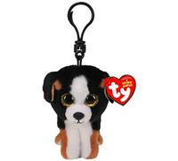 Porte-clés en peluche Ty Beanie Boo's Clip Roscoe Le chien 7 cm Multicolore G