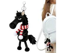 Porte-clés En Peluche-Cheval 2026 - Porte-clés Animal Doux, Breloque De Sac Mignon, Adorable Pendentif De Sac À Dos | Année Du Cheval Accessoire De Collection Pour Hommes Femmes Adolescents Ca