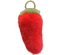 Porte-clés en Peluche Chili Peppee, Adorable Porte-clés en Peluche Douce, Jouet Kawaii, Pendentif pour Clé De Voiture, pour À Dos Ou À Main