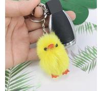 Porte Clés En Peluche De Canard Jaune De 5cm, Animaux En Peluche Doux, Poupées Pour Enfants, Cadeau De Noël, Modèle De Jouet Pour Filles Et Bébés, T6p9