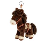 Porte-clés en peluche de l’année du cheval - Porte-clés pour chevaux du Nouvel An | Charme de sac de en douce, pendentif flou d'étalon zodiaque cadeau Nouvel An | Sac à