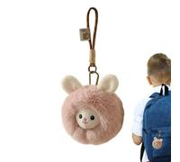 Porte-clés en peluche, décoration de souvenir mignon - Porte-clés en peluche figurine d'animaux - pour femmes, filles, , adolescents, petite amie, école, voyage, navetteurs, fourreau