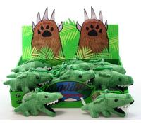 Porte-clés en peluche en forme de crocodile