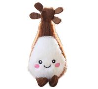 Porte-clés en peluche en forme de guitare, rembourré, 15 cm, accessoire de décoration à suspendre à la mode pour femmes, filles, hommes et fans de guitare, convient pour les sacs, Yeux ronds, Siehe
