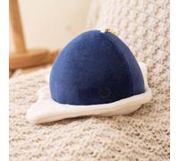 Porte-Clés En Peluche En Forme De Raie Pastenague De Dessin Animé, Mignon Et Coloré, Mini Poupée Poisson Océanique, Pendentif Pour Sac Bleu Foncé - 12 Cm [0,05 Kg]