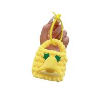 Porte-clés en peluche fabriqué à la main avec pochettes pour pièces de monnaie, sac pour écouteurs, pendentifs, anneaux, accessoire de vacances pour échanger des cadeaux, porte-clés doux, pochettes