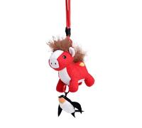 Porte-clés en peluche - Jolie breloque en peluche - Mini pendentif décoratif avec pince robuste et lisse - Accessoire créatif pour femmes, étudiants, adolescents, sac de vacances