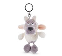 Porte-clés en peluche - NICI - 47086 - Loup mignon - Capuche amovible - Cadeau idéal