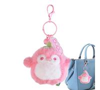 Porte-clés en peluche, porte-clés avec pendentif - Peluche parfumée aux fruits - animale créative pour les filles, rose, riferimento alla descrizione