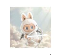 Porte-clés en peluche, porte-clés monstre, jouets en peluche, poupées en peluche, poupées macarons, objets de collection,Petit ange