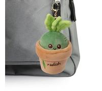 Porte-clés En Peluche Radis | Jouet En Peluche De Légumes Drôles Tirant Un Porte-clés De Radis En Peluche Cadeaux D'anniversaire, Porte-clés De Carotte En Peluche Mignon En Pot Poupée En Peluc