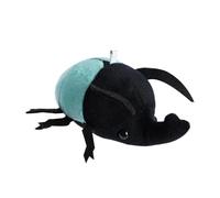 Porte-clés en peluche Scarabée - d'insectes Miniature, Jouet d'insectes Rhinocéros | Modèle Animal En Peluche En Coton PP Doux Accessoire Pendentif Décoratif Ornement, bleu, Reportez-vous à la