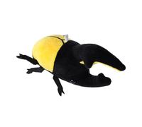 Porte-clés en peluche Scarabée - d'insectes Miniature, Jouet d'insectes Rhinocéros | Modèle Animal En Peluche En Coton PP Doux Accessoire Pendentif Décoratif Ornement, jaune, Reportez-vous à la