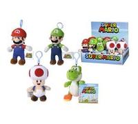 Simba Porte-clés en peluche Super Mario 12,5 cm – Luigi, Toad, Yoshi ou Peach